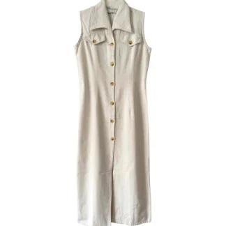 Robe boutonnée en coton