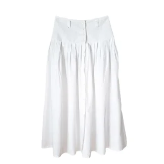 Jupe longue blanche