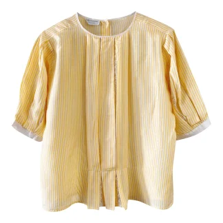 Blouse en soie et dentelle